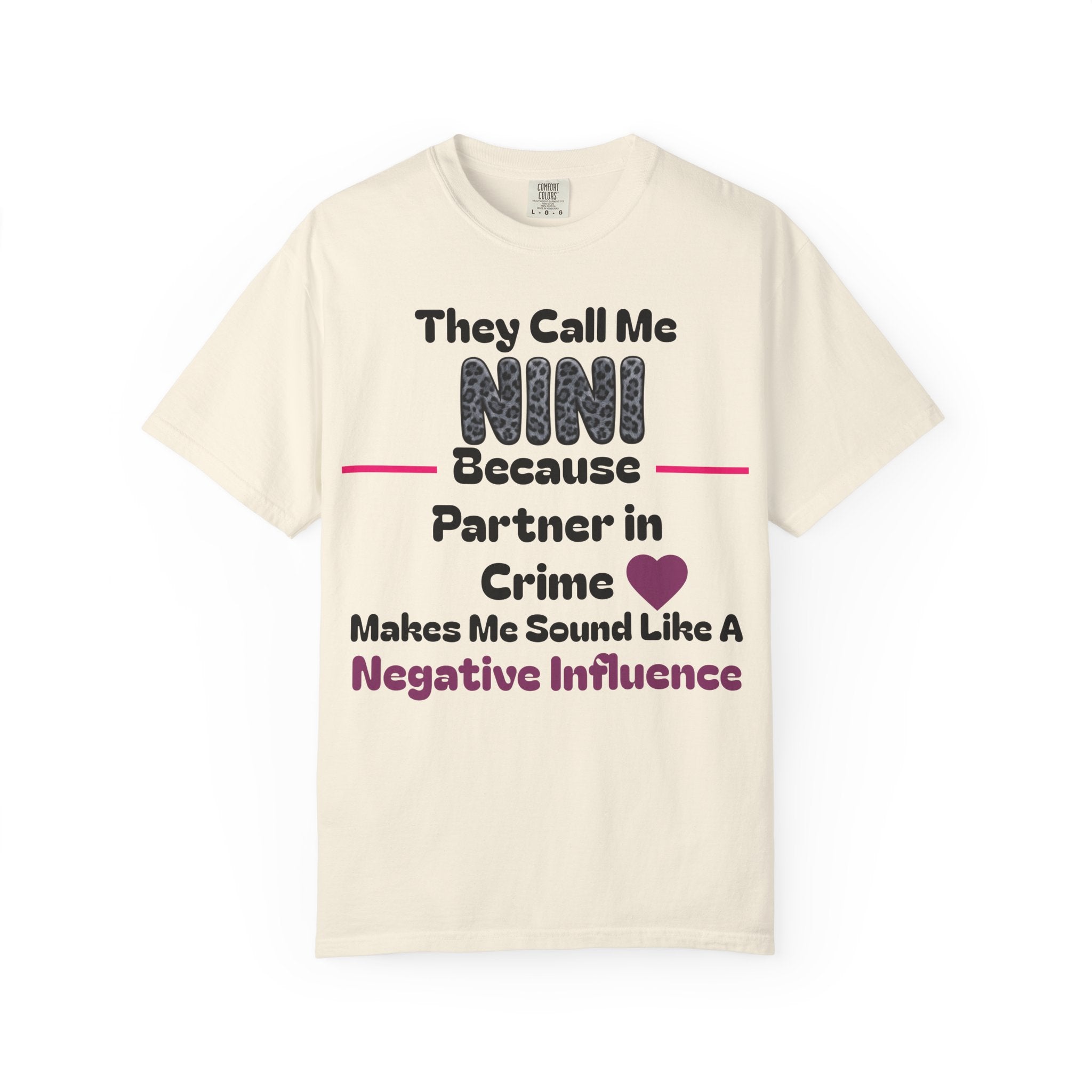 NINI Partner in Crime T-Shirt — Funny Grandma/Nini Gift