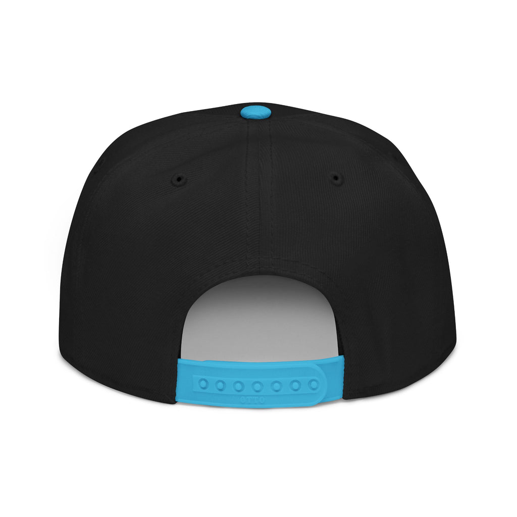 Embroidered 'Insomnia' Snapback Hat — Distressed Text Urban Cap