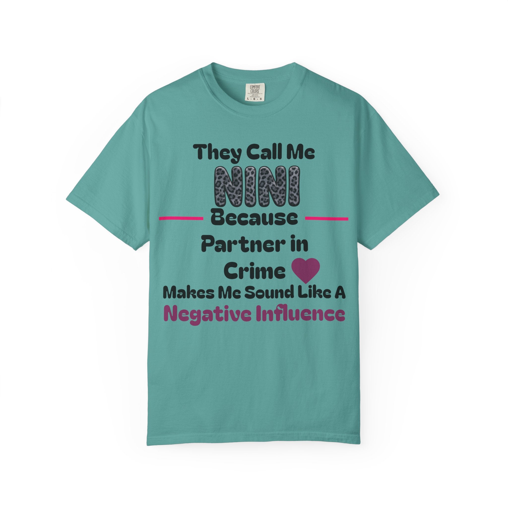 NINI Partner in Crime T-Shirt — Funny Grandma/Nini Gift