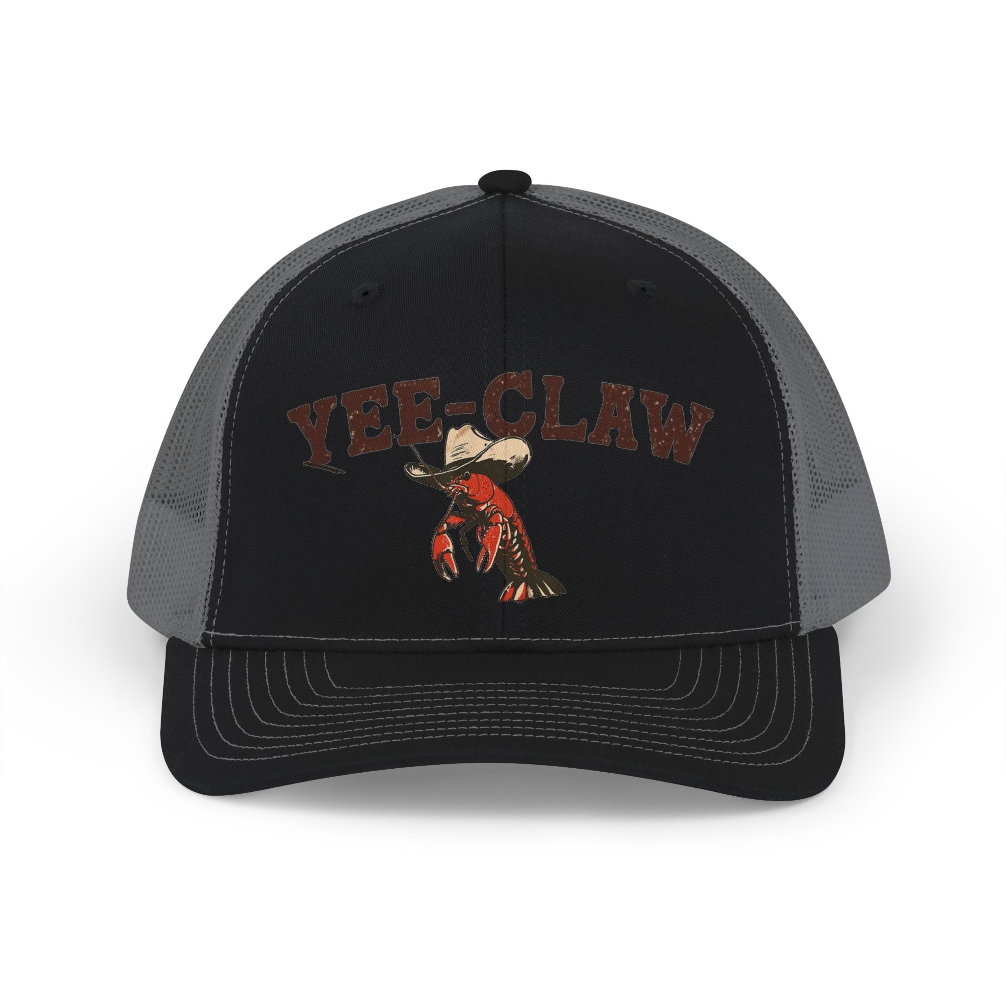 Yee-Claw Trucker Hat — Western Crawfish Snapback Cap