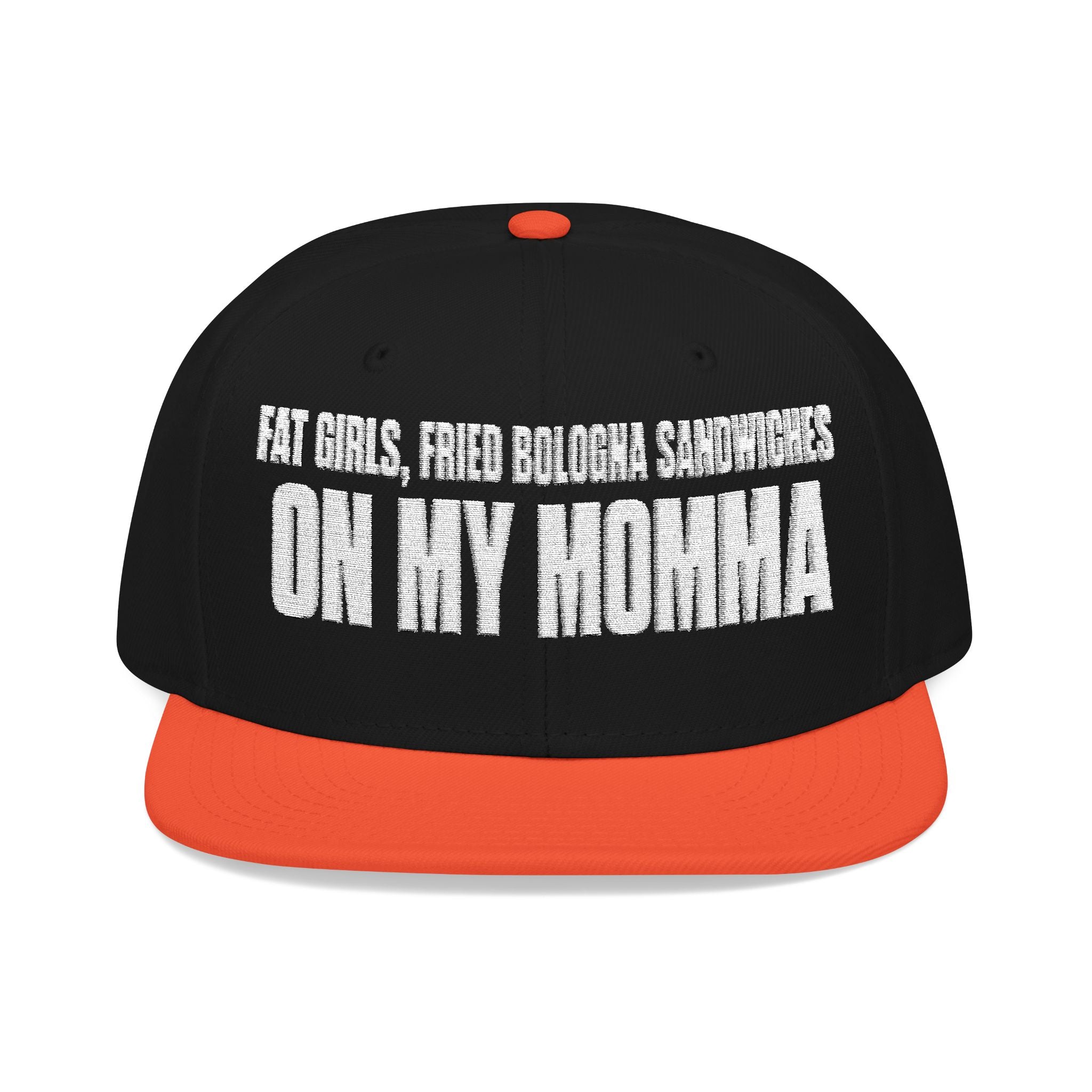 Embroidered 'Insomnia' Snapback Hat — Distressed Text Urban Cap