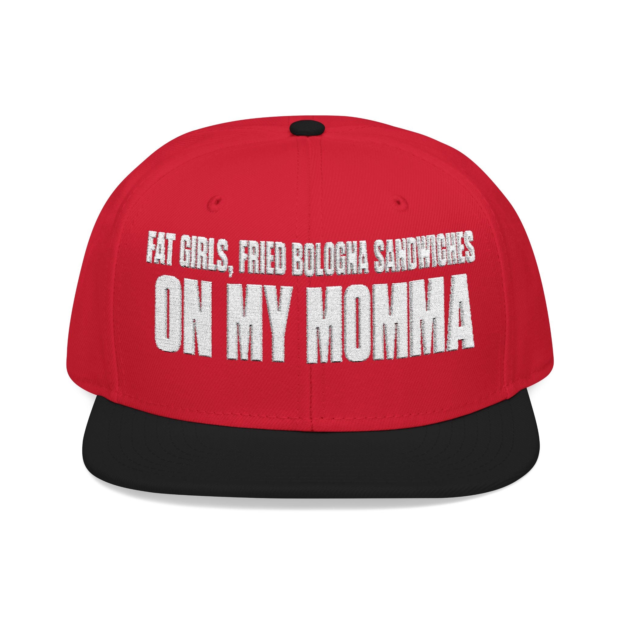 Embroidered 'Insomnia' Snapback Hat — Distressed Text Urban Cap