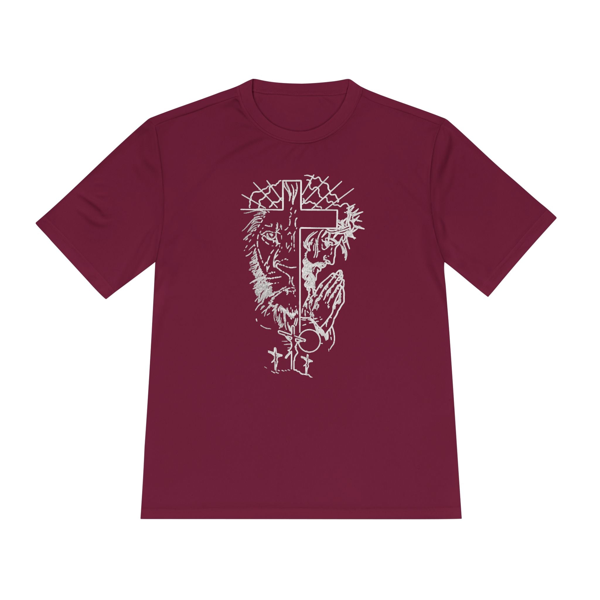 Christian Cross Tee — 'It Is Finished' John 19:30 Graphic Shirt