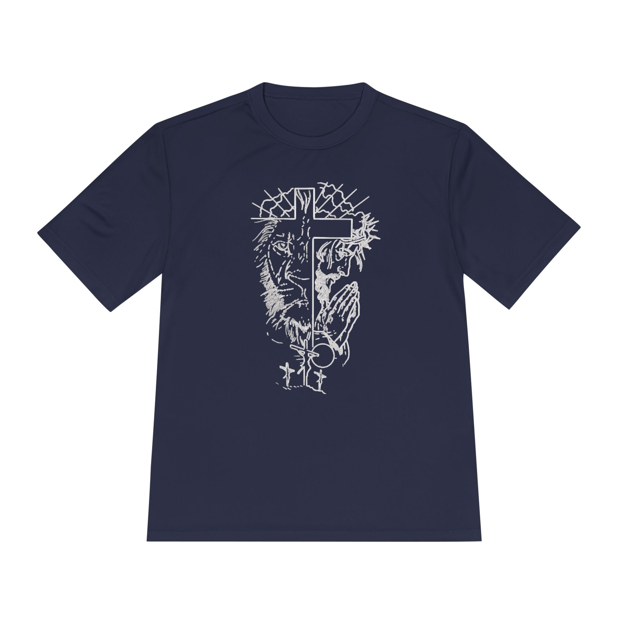 Christian Cross Tee — 'It Is Finished' John 19:30 Graphic Shirt