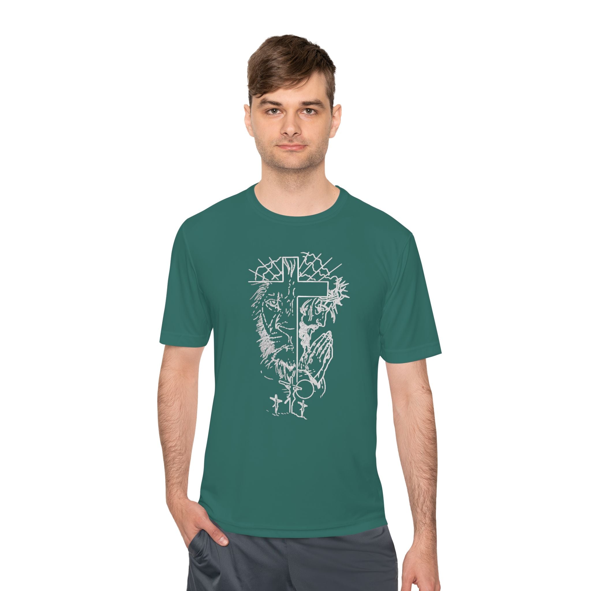 Christian Cross Tee — 'It Is Finished' John 19:30 Graphic Shirt