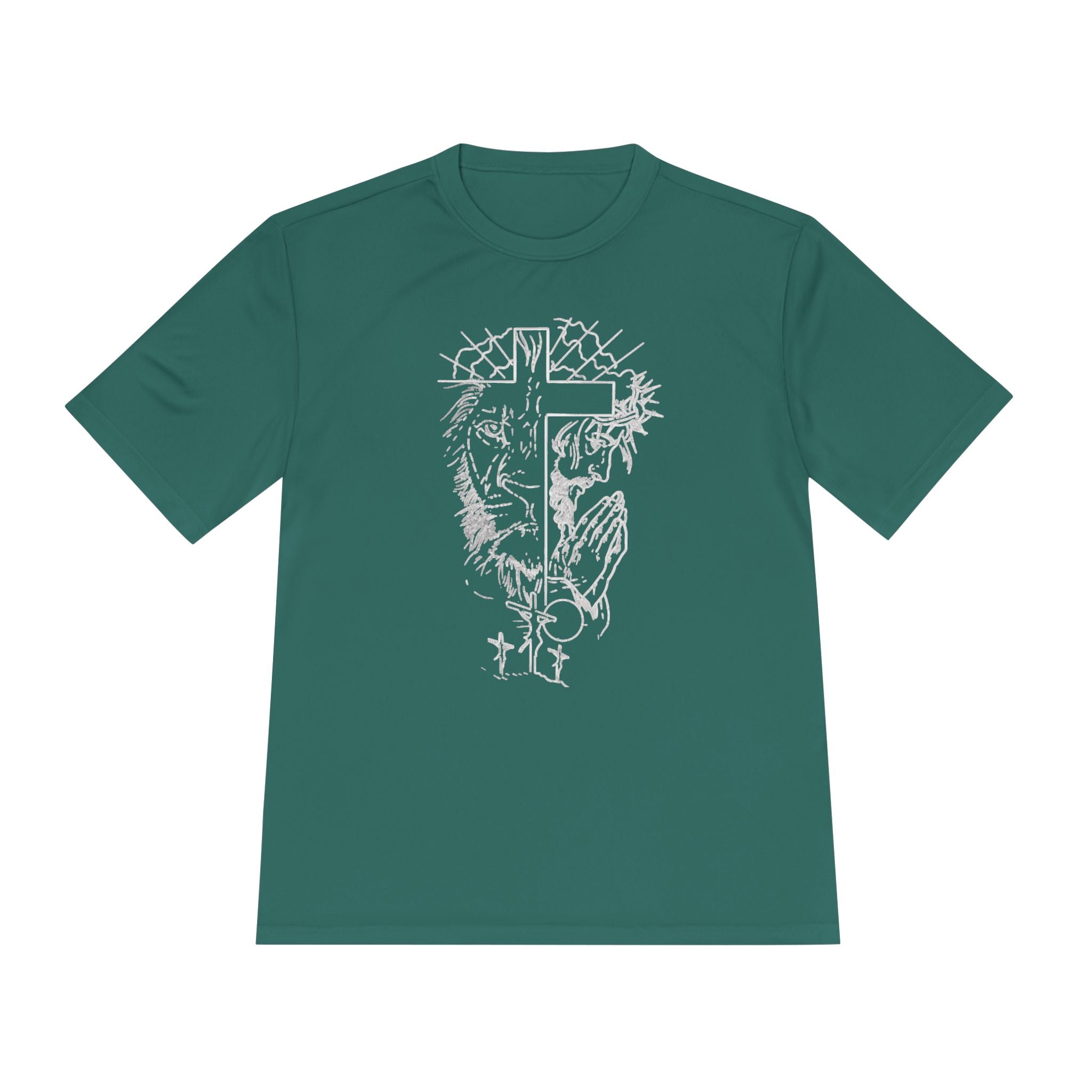Christian Cross Tee — 'It Is Finished' John 19:30 Graphic Shirt