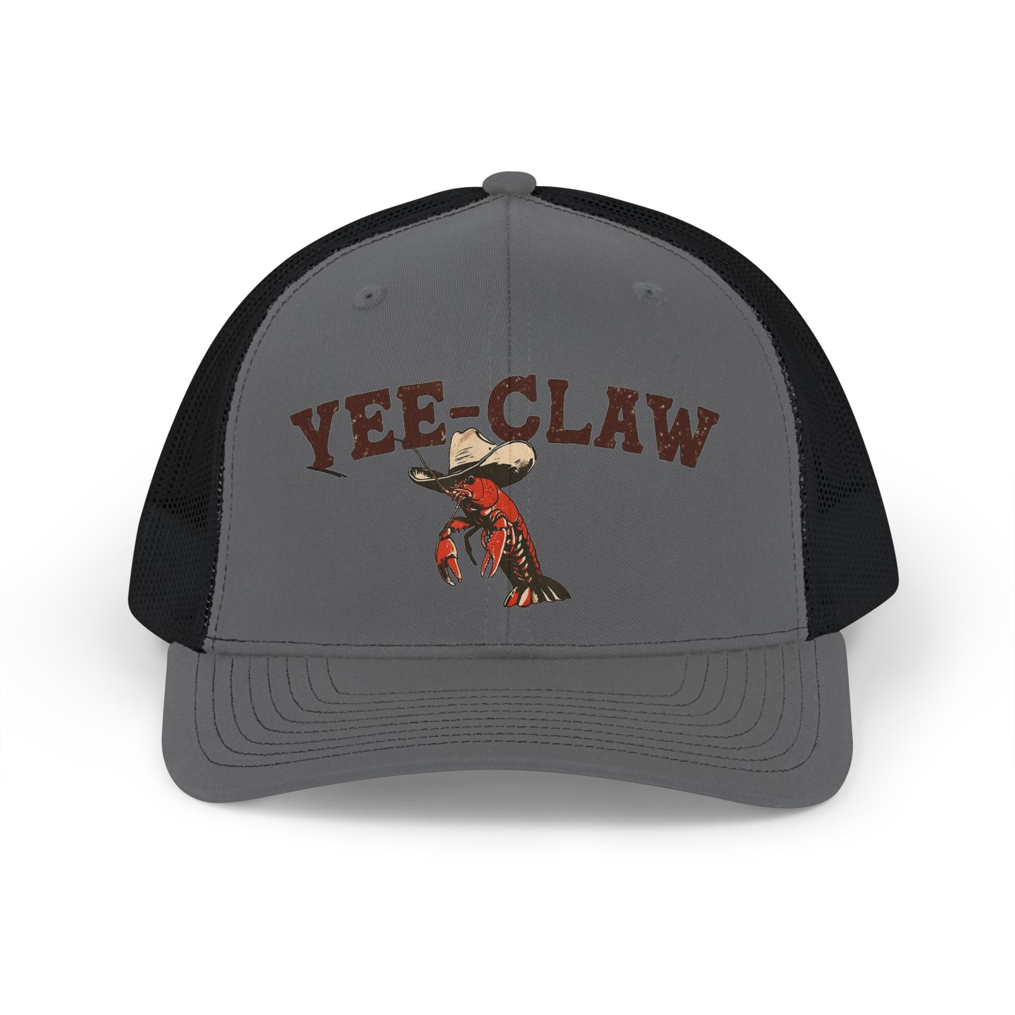 Yee-Claw Trucker Hat — Western Crawfish Snapback Cap