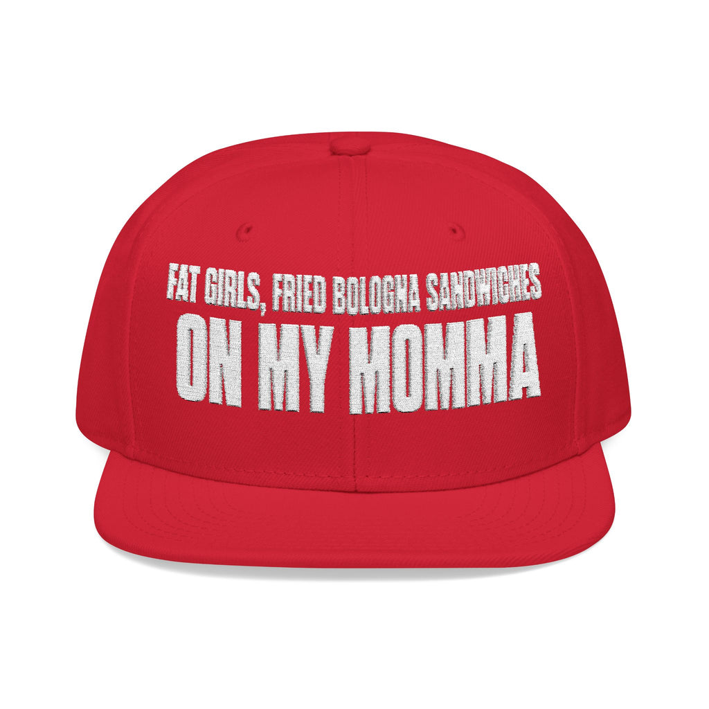 Embroidered 'Insomnia' Snapback Hat — Distressed Text Urban Cap