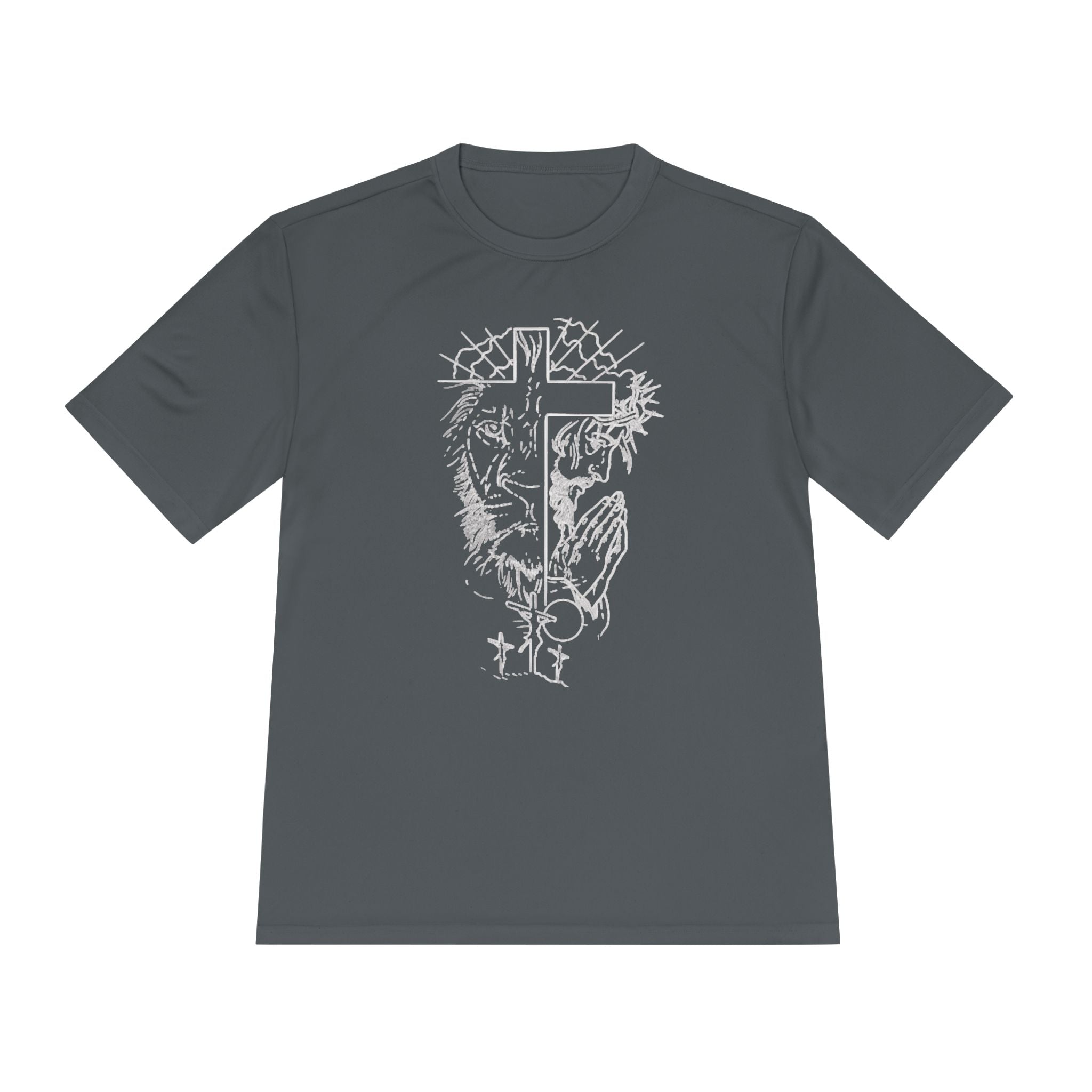 Christian Cross Tee — 'It Is Finished' John 19:30 Graphic Shirt