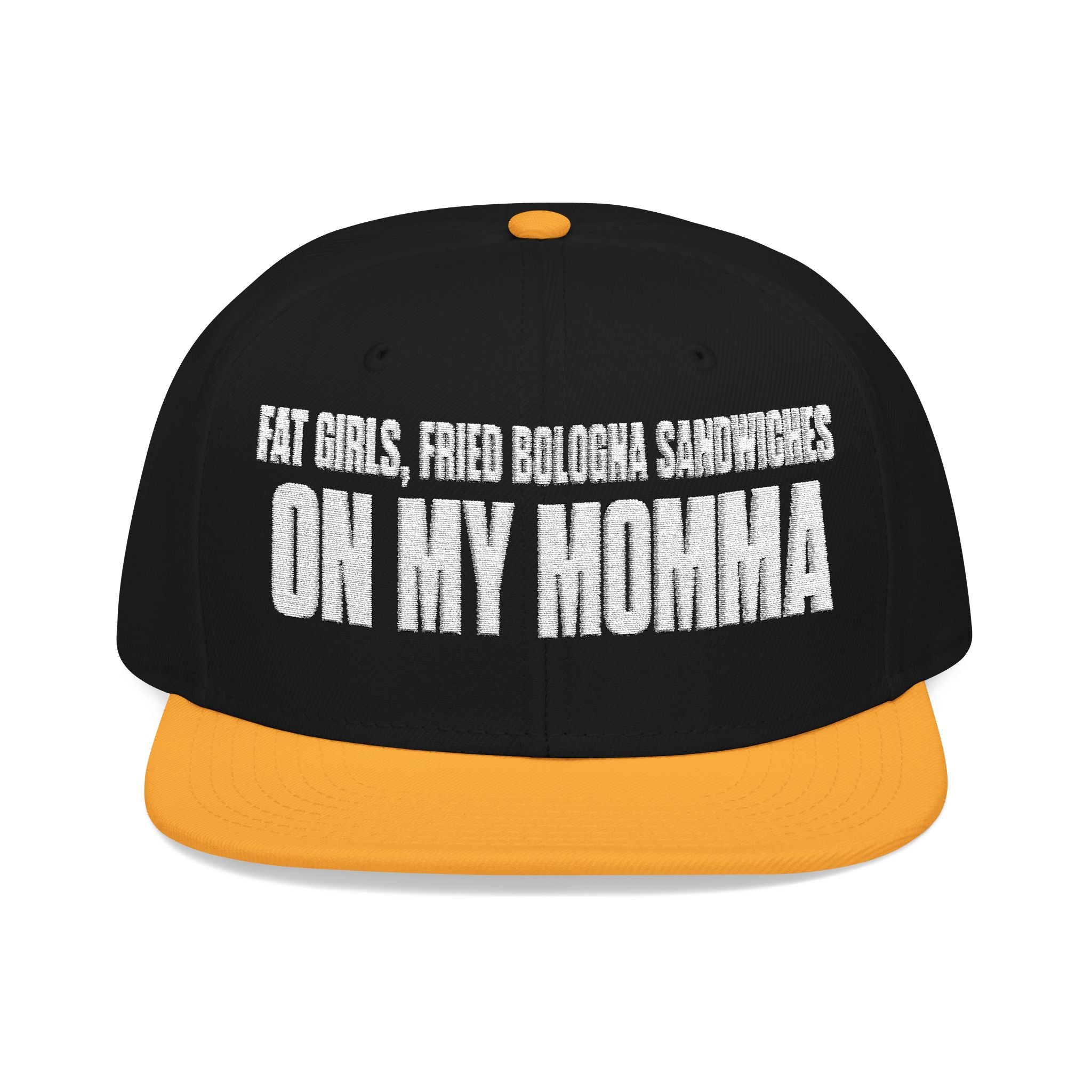 Embroidered 'Insomnia' Snapback Hat — Distressed Text Urban Cap