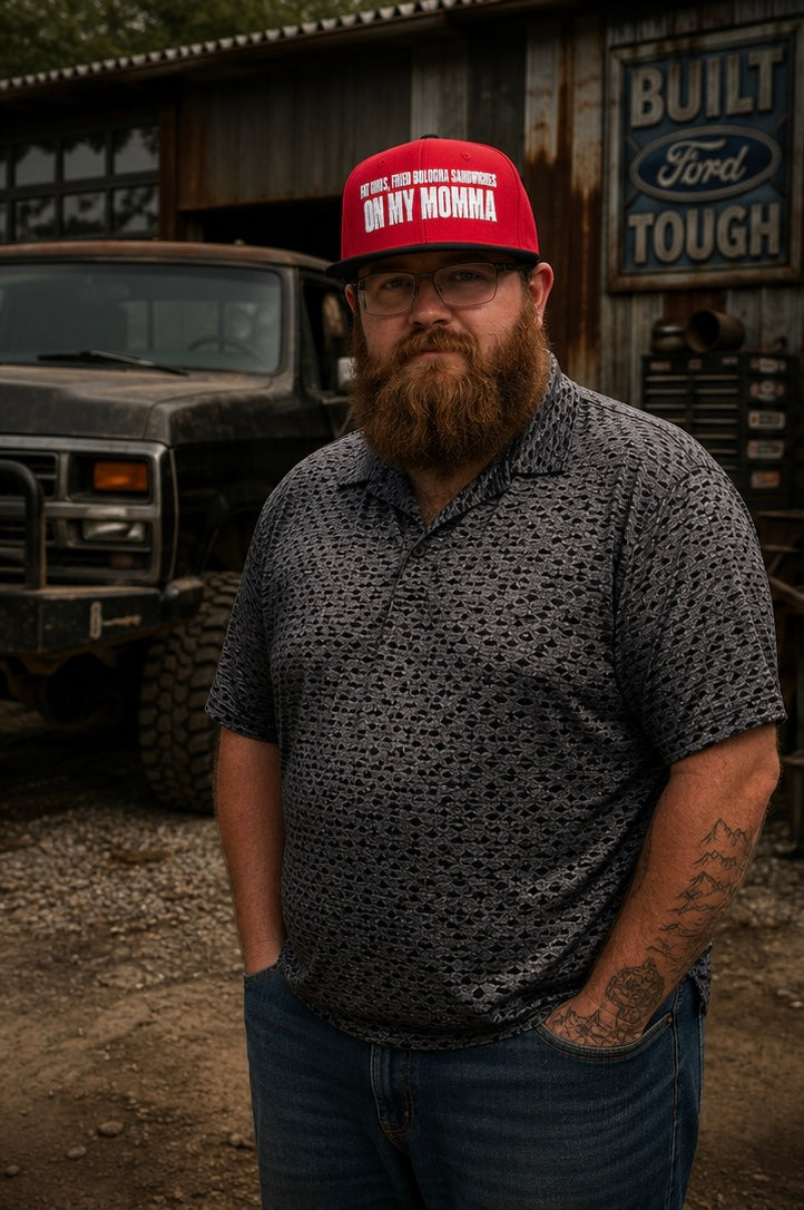 Embroidered 'Insomnia' Snapback Hat — Distressed Text Urban Cap