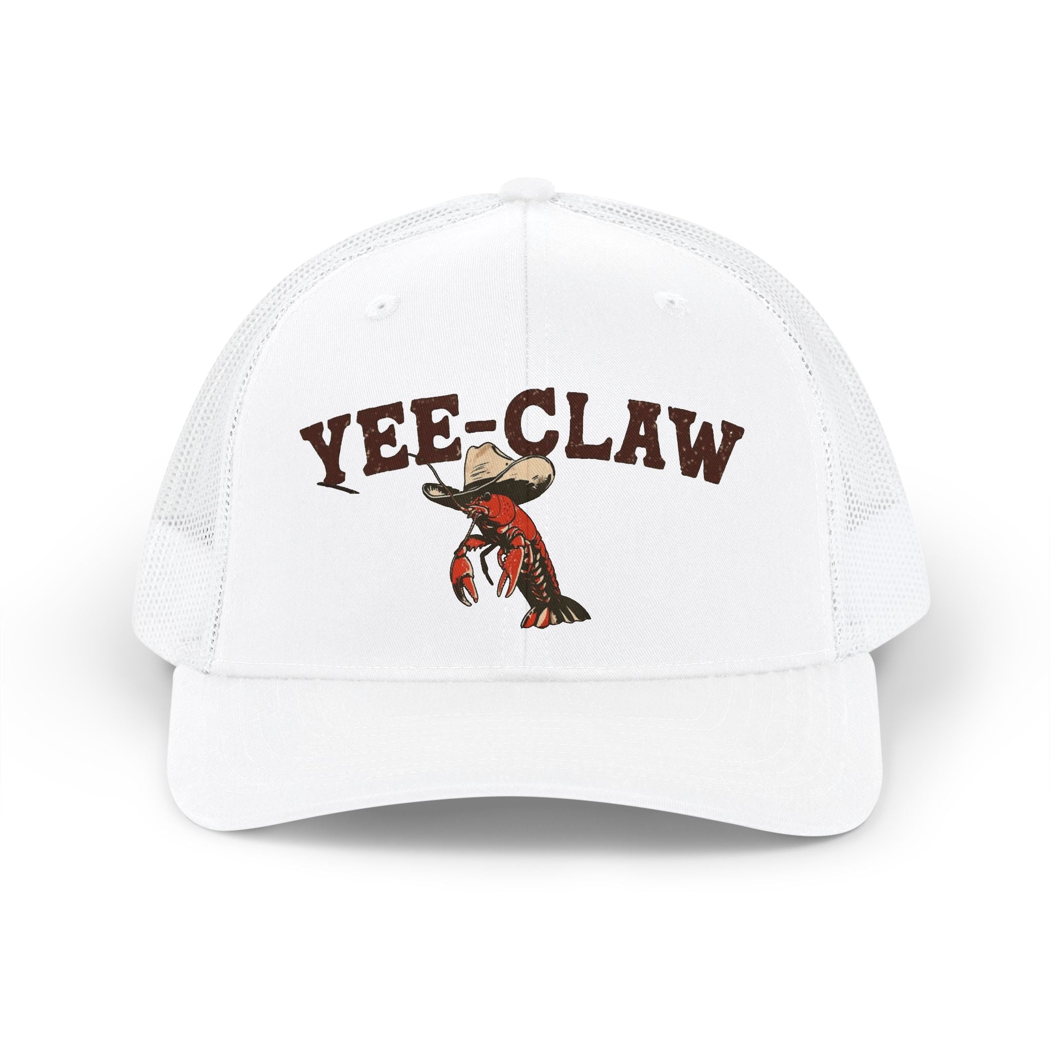 Yee-Claw Trucker Hat — Western Crawfish Snapback Cap
