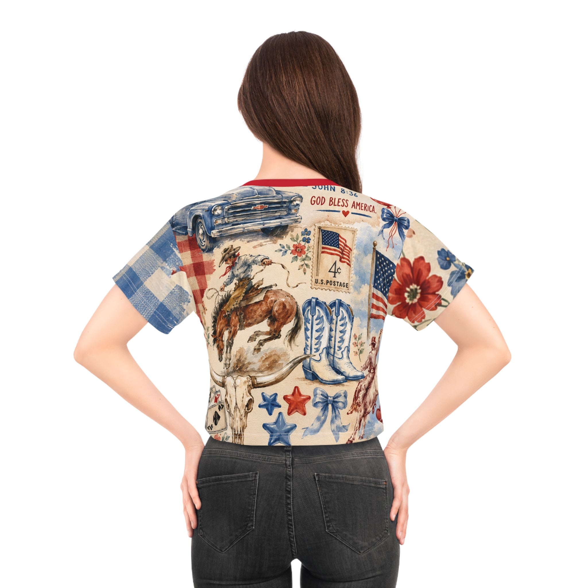 Crop Tee (AOP)