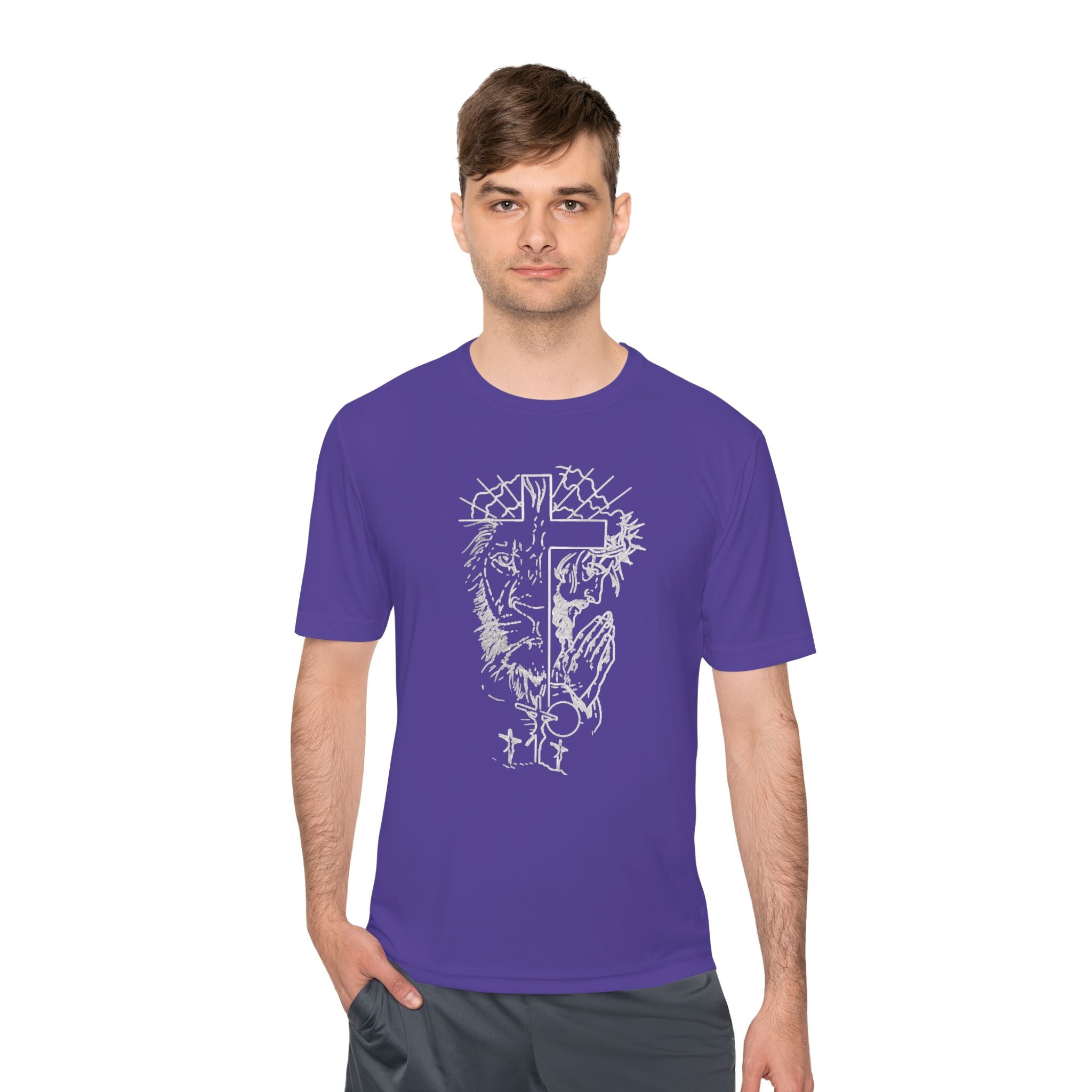Christian Cross Tee — 'It Is Finished' John 19:30 Graphic Shirt