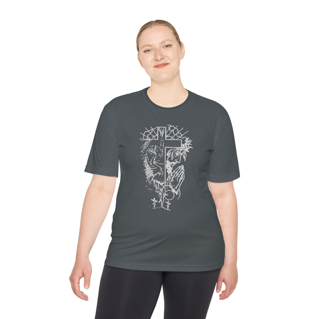 Christian Cross Tee — 'It Is Finished' John 19:30 Graphic Shirt