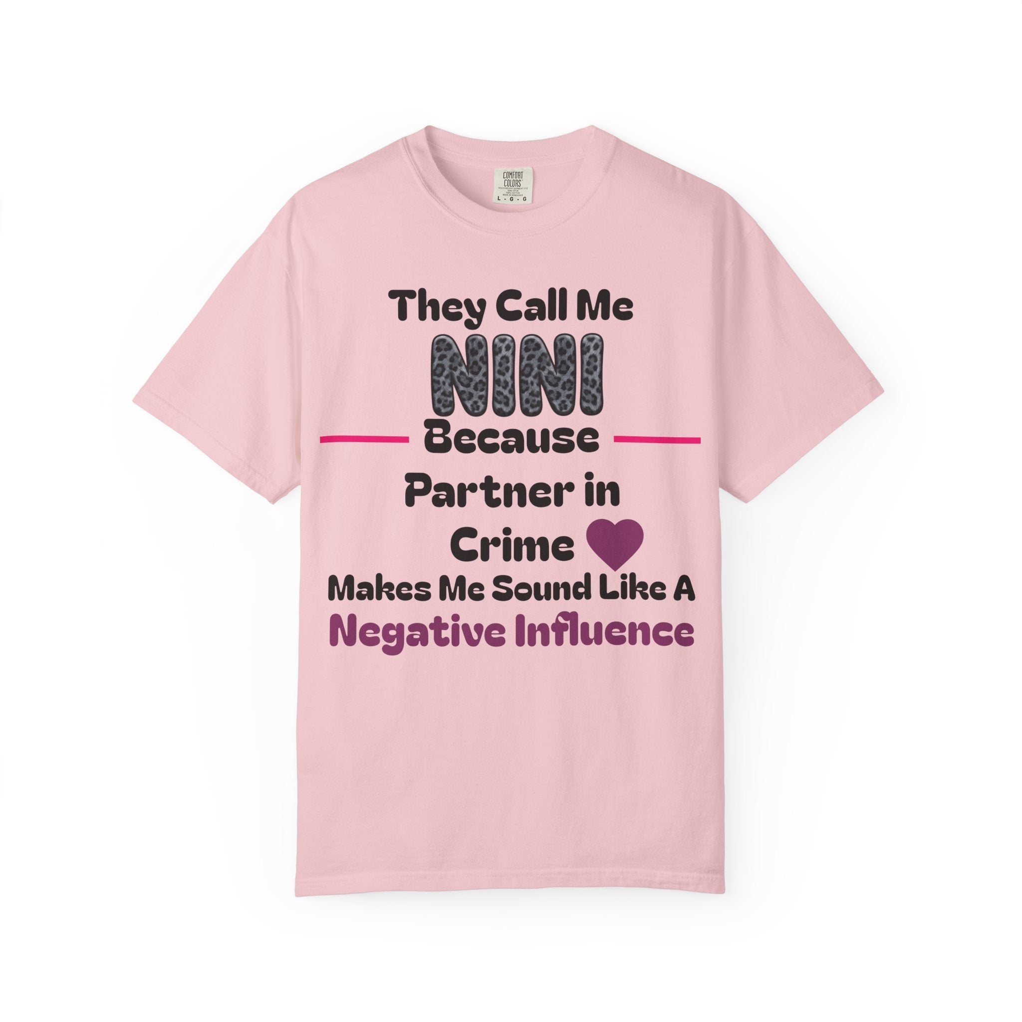 NINI Partner in Crime T-Shirt — Funny Grandma/Nini Gift