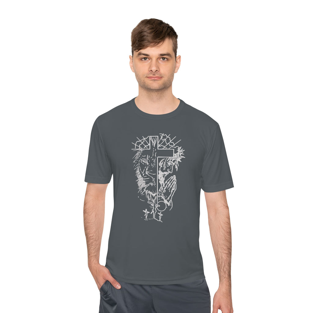 Christian Cross Tee — 'It Is Finished' John 19:30 Graphic Shirt