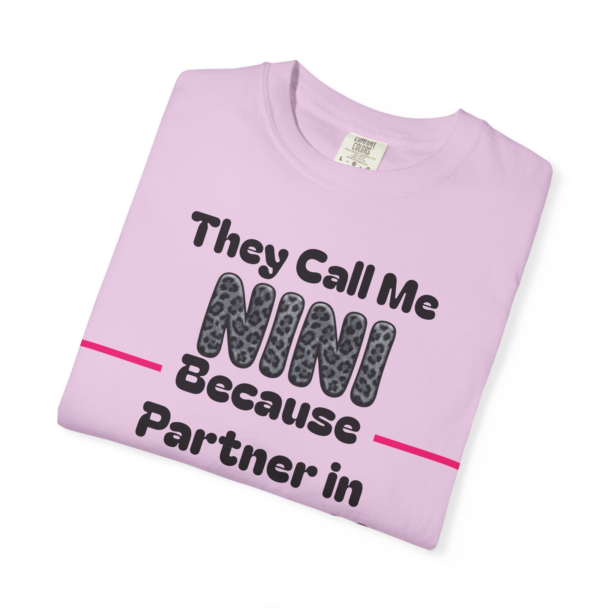 NINI Partner in Crime T-Shirt — Funny Grandma/Nini Gift